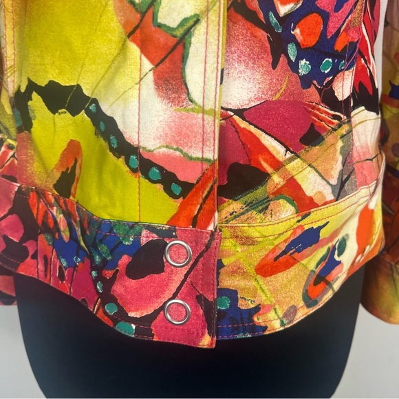 Vintage Chico’s Butterfly Lightweight Jacket Women’s size small-4 / Chico 0 - Picture 2 of 7